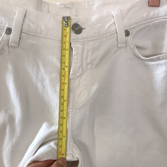 7 For All Mankind White Denim Jeans - Picture 10 of 11